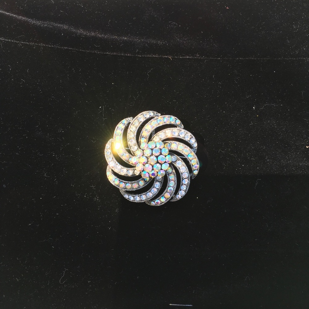 ✨Round Iridescent Brooch✨